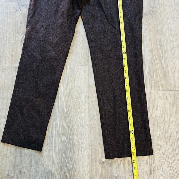 UNTUCKit Men’s 30x30 Straight Fit Wool Blend Casey Dress Pants Brown Reda flexo - Picture 16 of 16